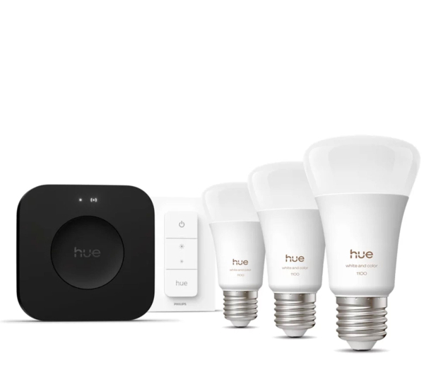 Philips Hue zestaw startowy: 3 inteligentne żarówki White Color Ambiance - 1490241 - zdjęcie 2